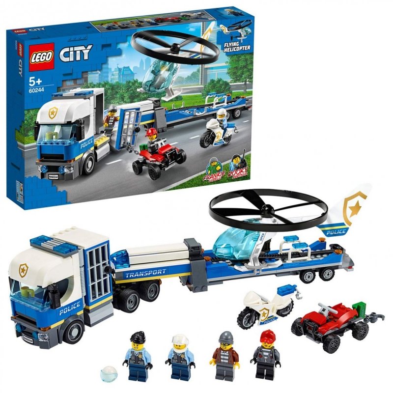 LEGO CITY LAWETA HELIKOPTERA POLICYJNEGO 317EL. 60244 5+