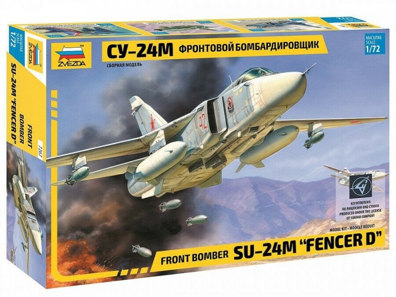 ZVEZDA SUKHOI SU-24M FENCER-D 7267 SKALA 1:72