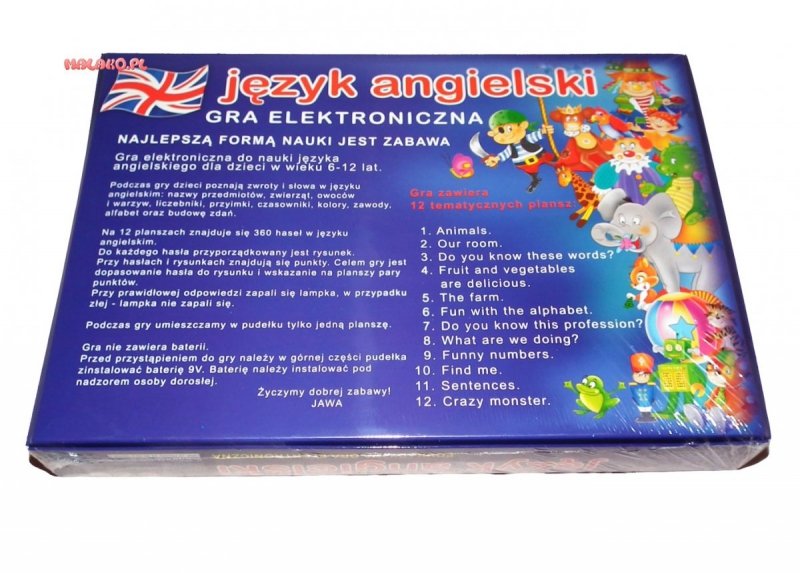 JAWA GRA JĘZYK ANGIELSKI ELEKTRONICZNA 6+