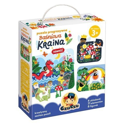 CZUCZU PUZZLE PROGRESYWNE 9+12+15+35 BAŚNIOWA KRAINA 3+