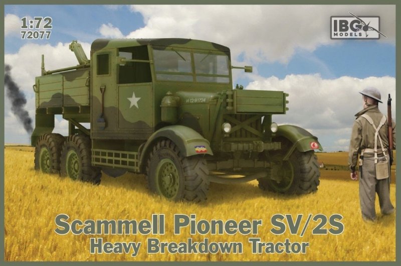 IBG SCAMMELL PIONEER SV/2S HEAVY BREAKDOWN TRACTOR 72077 SKALA 1:72