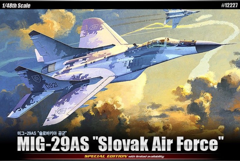 ACADEMY MIG-29AS SLOVAK AIR FORCE 12227 SKALA 1:48