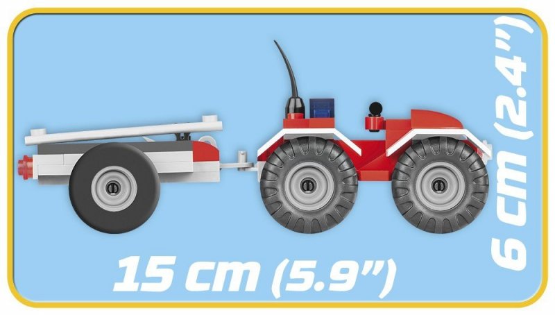 COBI ACTION TOWN 67 EL. - STRAŻACKI QUAD PATROLOWY 1444 6+