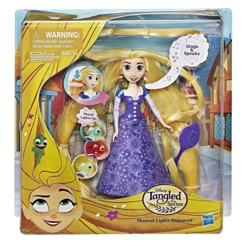 HASBRO DISNEY PRINCESS KSIĘŻNICZKI ZAPLĄTANI ŚPIEWAJĄCA ROSZPUNKA C1752 3+