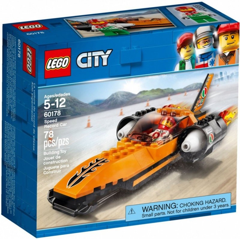 LEGO CITY WYŚCIGOWY SAMOCHÓD 60178 5+