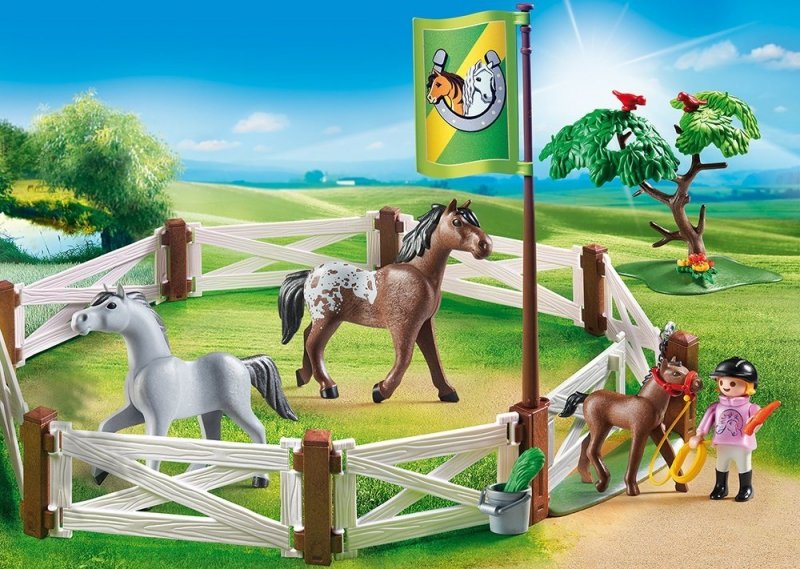 PLAYMOBIL WYBIEG DLA KONIA 6931 5+