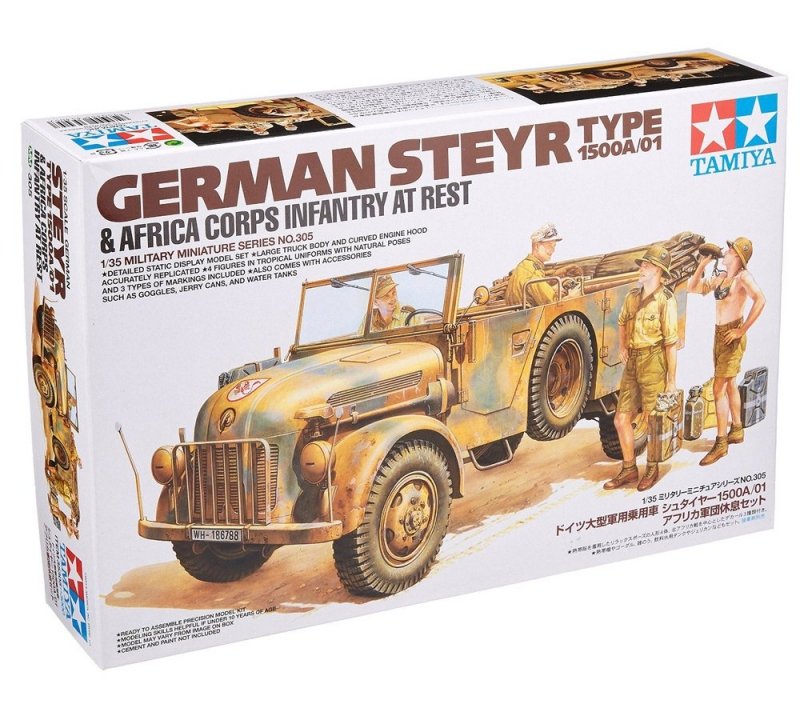 TAMIYA GERMAN STEYR TYPE 1500A/01 35305 SKALA 1:35