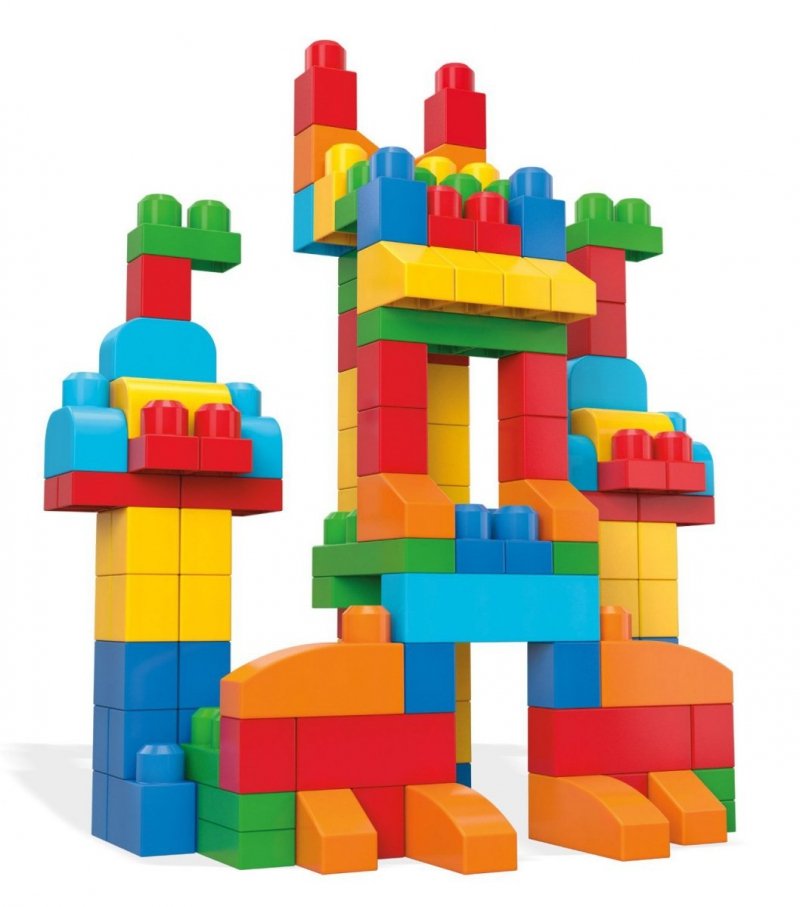 MEGA BLOKS KLOCKI FIRST BUILDERS TORBA DELUXE 150 EL. CNM43 12M+