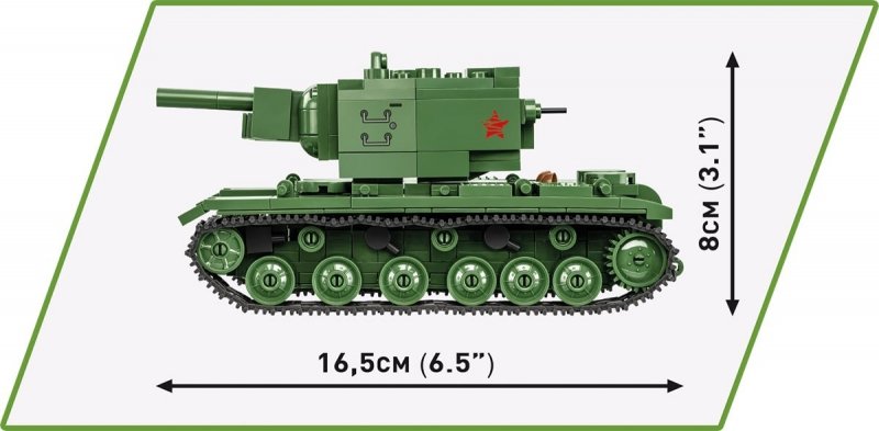 COBI HISTORICAL COLLECTION WWII KV-2 510EL. 2731 7+