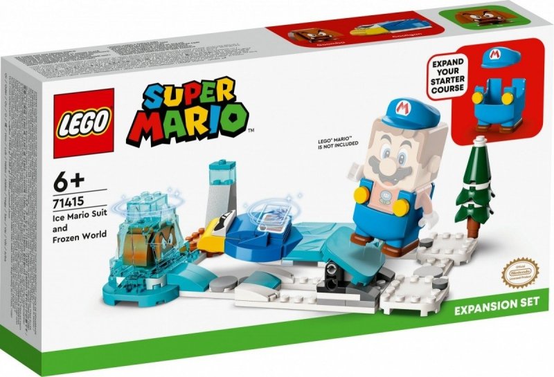 LEGO SUPER MARIO MARIO LODOWY STRÓJ I KRAINA LODU - ZESTAW ROZSZERZAJĄCY 71415 6+