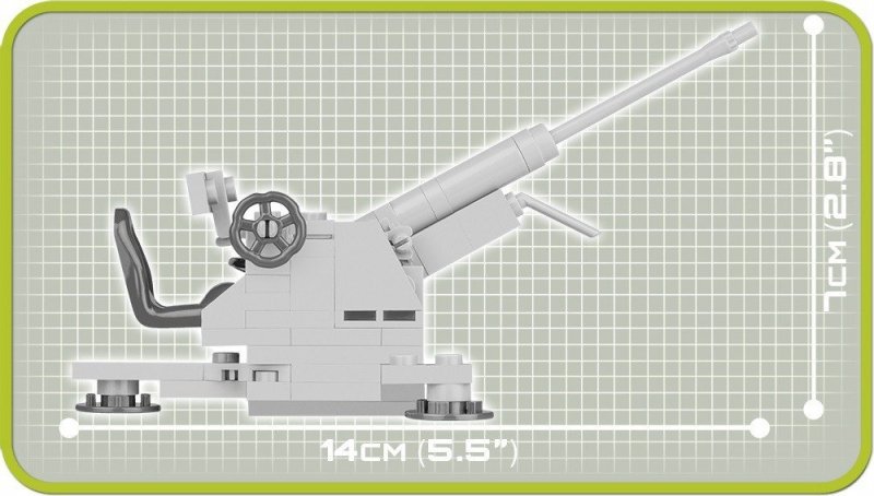 COBI KLOCKI 170 EL. 2 CM FLAK 30 DEFENSE POINT 2388 7+