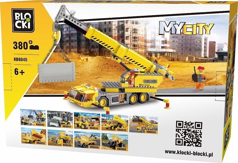 BLOCKI KLOCKI MYCITY 380 EL. – DŹWIG 6+