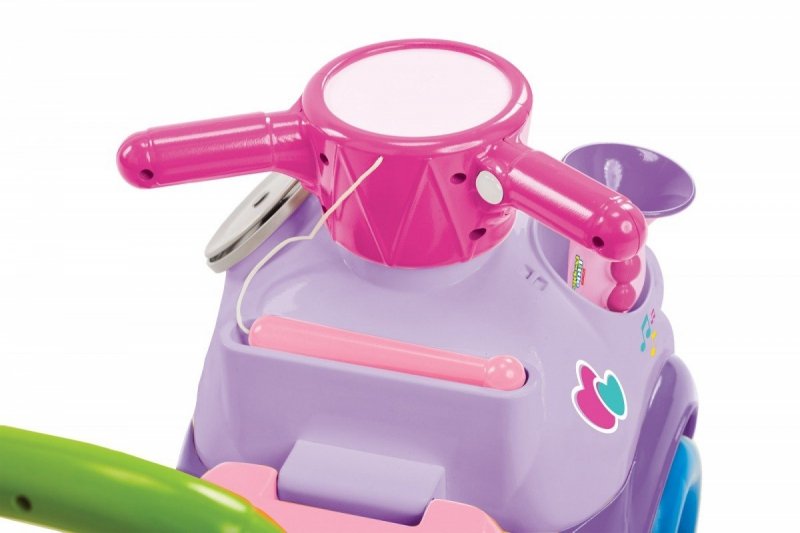 PULIO JEŹDZIK FISHER PRICE MUZYCZNA PARADA FIOLETOWY 12M+