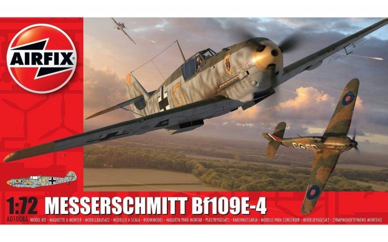 AIRFIX MESSERSCHMITT BF 109E-4 SKALA 1:72