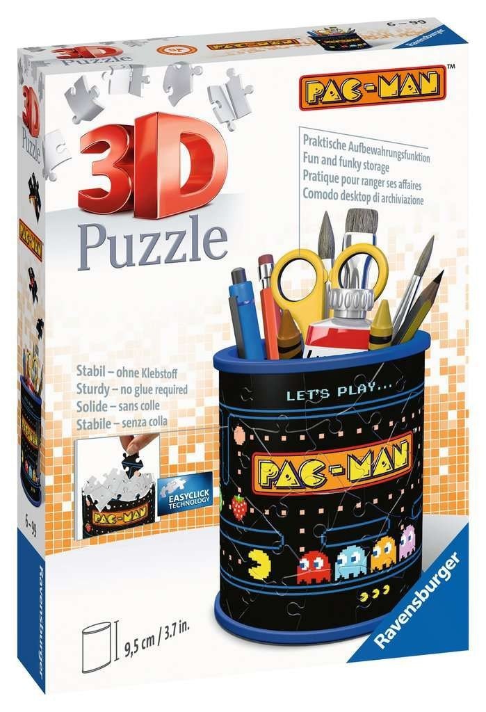 RAVENSBURGER PUZZLE 3D PRZYBORNIK PACKMAN 54 EL. 6+