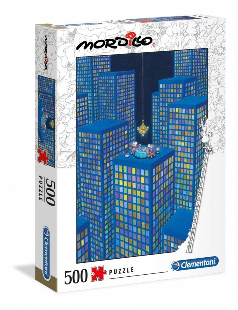 CLEMENTONI 500 EL. MORDILLO THE DINNER PUZZLE 10+