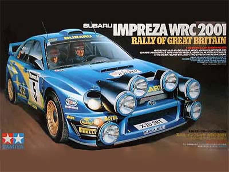 TAMIYA SUBARU IMPREZA WRC 2001 RALLY 24250 SKALA 1:24