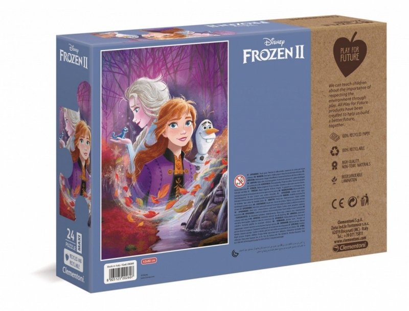 CLEMENTONI 24 EL. MAXI FROZEN KRAINA LODU 2 PUZZLE 3+