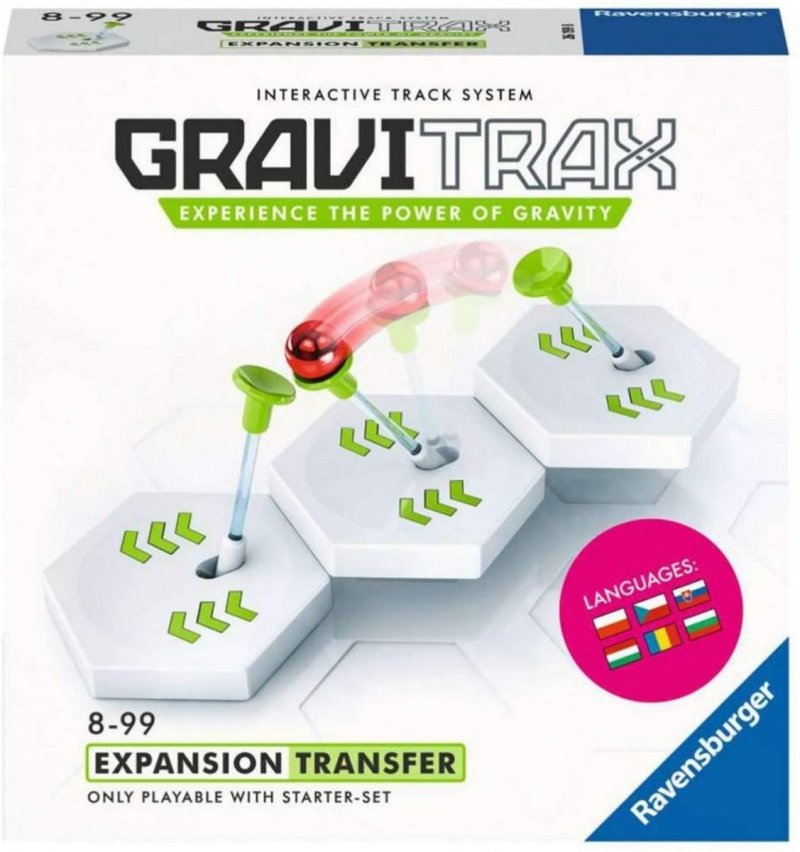 RAVENSBURGER ZESTAW KONSTRUKCYJNY GRAVITRAX ZESTAW UZUPEŁNIAJĄCY TRANSFER 8+