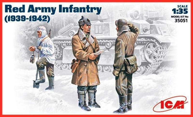 ICM RED ARMY INFANTRY 1938-1942 35051 SKALA 1:35
