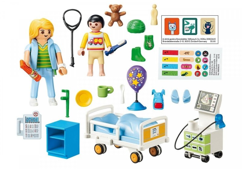 PLAYMOBIL CITY LIFE SZPITALNY POKÓJ DZIECIĘCY 70192 4+