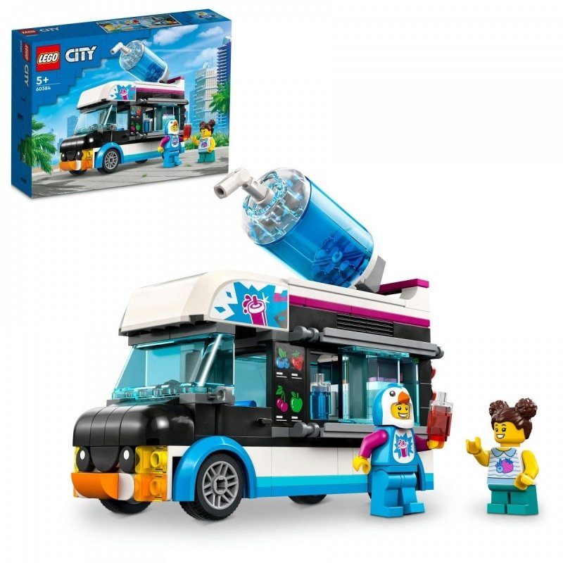 LEGO CITY PINGWINIA FURGONETKA ZE SLUSHEM 60384 5+