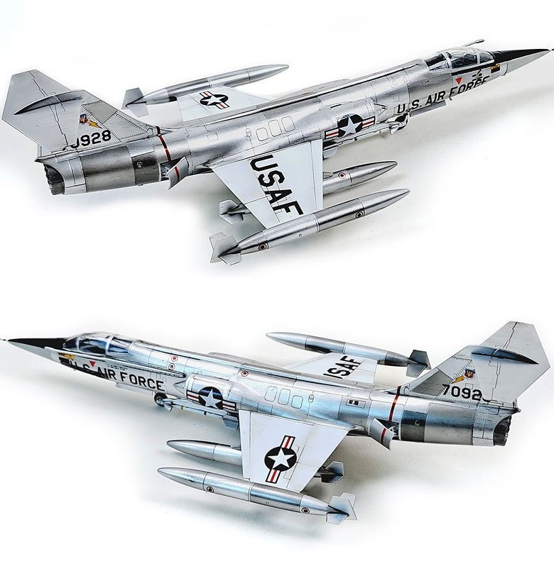 ACADEMY  USAF F-104C VIETNAM WAR 12576 SKALA 1:72