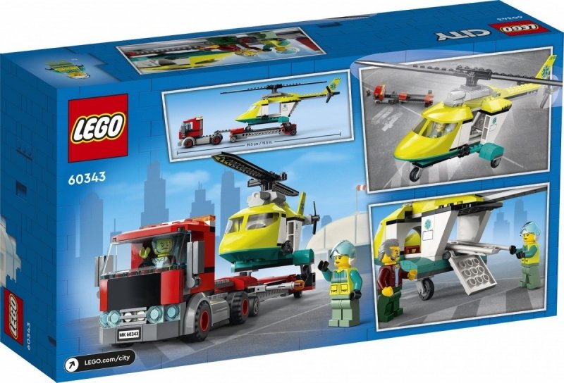 LEGO CITY LAWETA HELIKOPTERA RATUNKOWEGO 60343 5+