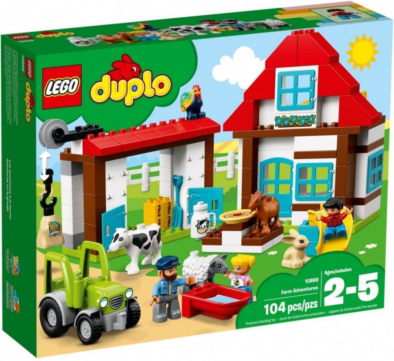 LEGO DUPLO PRZYGODY NA FARMIE 10869 2+