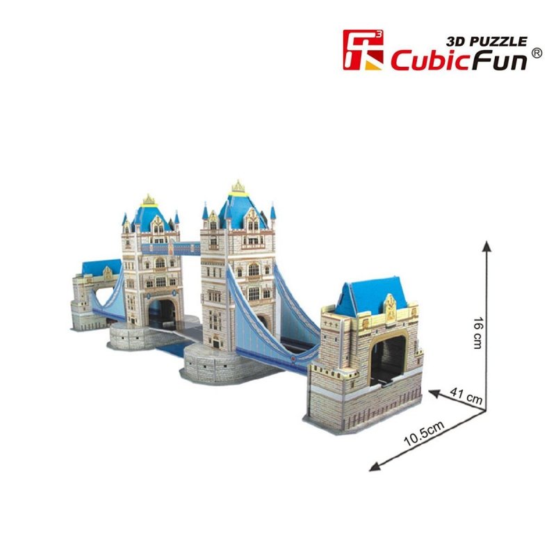 CUBICFUN PUZZLE 3D MOST TOWER BRIDGE 10+