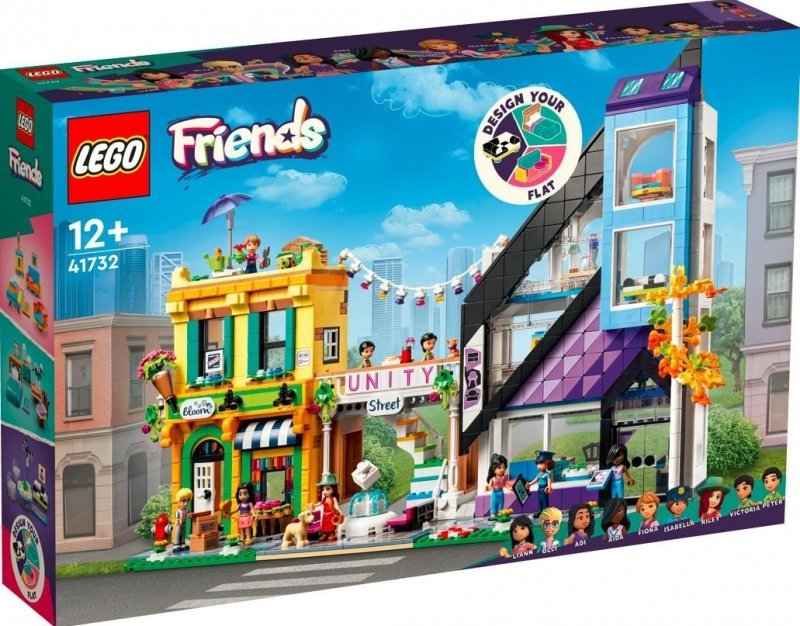 LEGO FRIENDS SKLEP WNĘTRZARSKI I KWIACIARNIA W ŚRÓDMIEŚCIU 41732 12+