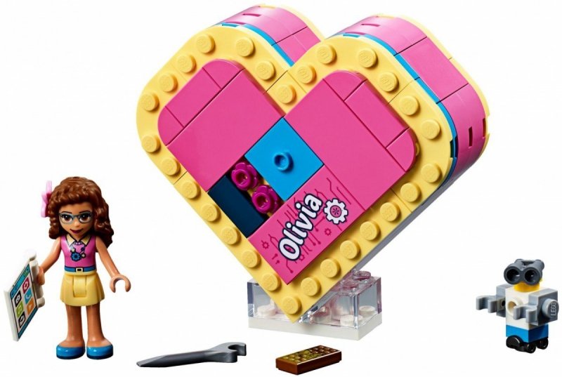 LEGO FRIENDS PUDEŁKO W KSZTAŁCIE SERCA OLIVII 41357 6+