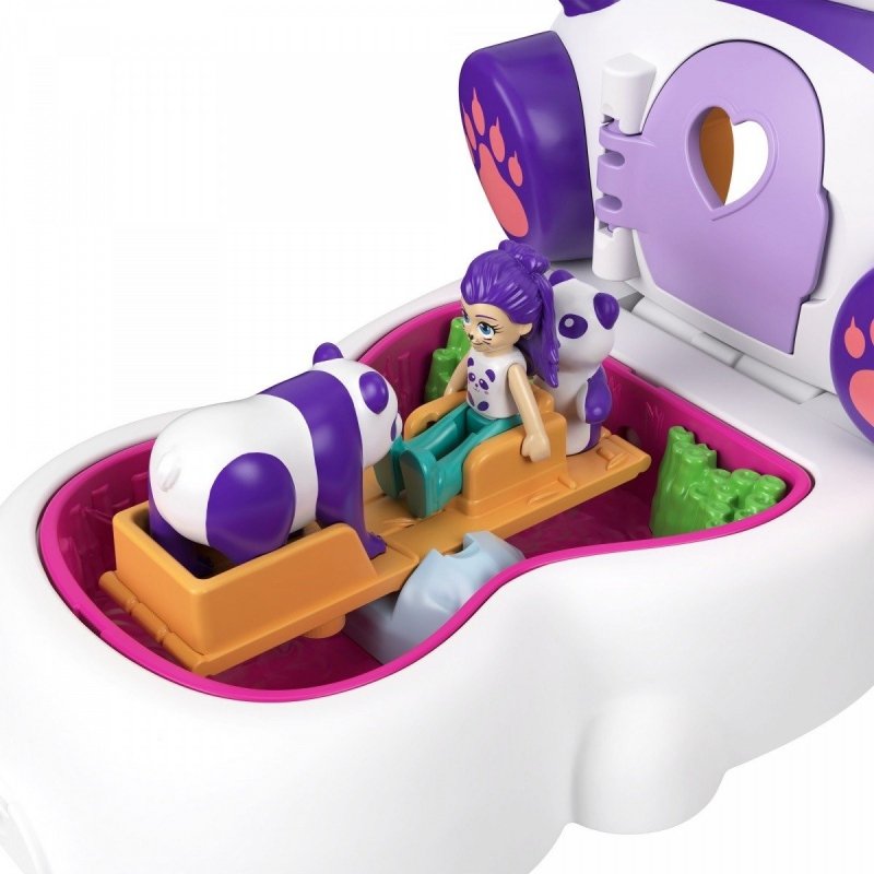 MATTEL POLLY POCKET OTWÓRZ I PRZEKRĘĆ PANDA GTM58 4+