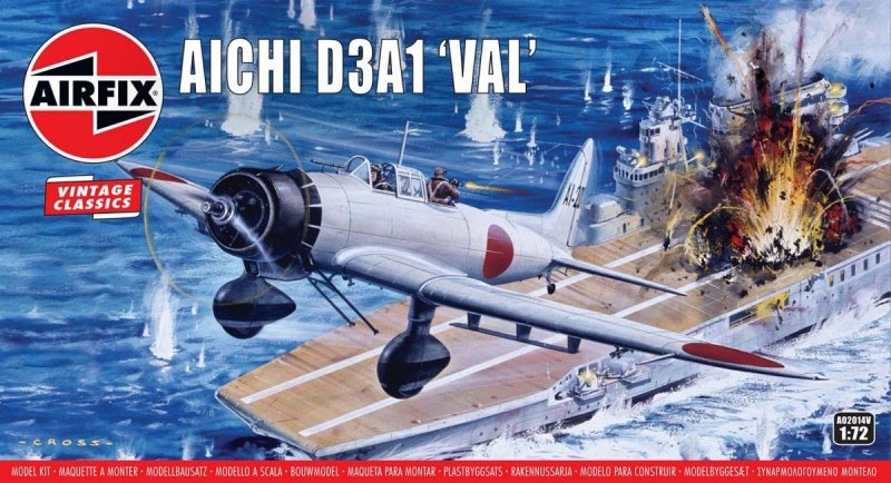 AIRFIX AICHI D3A1 VAL 02014V SKALA 1:72