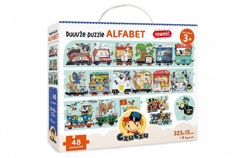 CZUCZU PUZZLE DUUUŻE ALFABET 48 EL. 3+