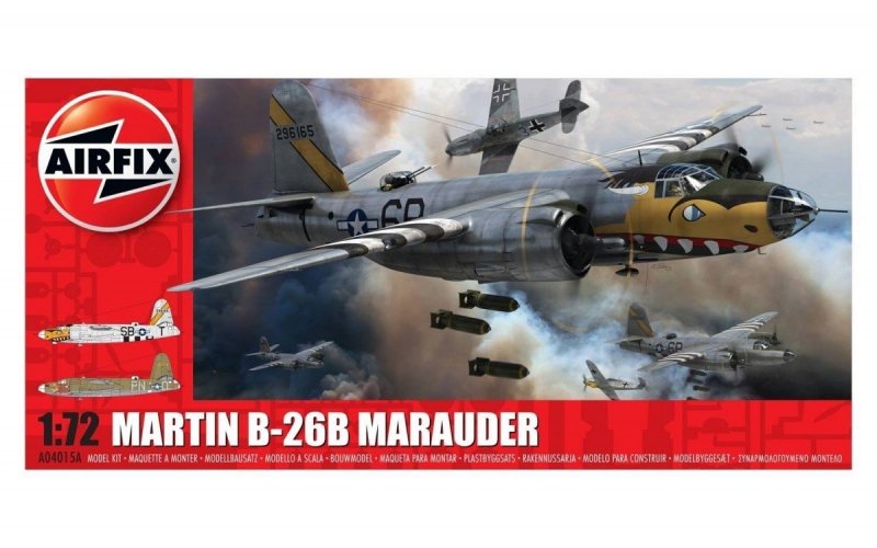 AIRFIX MARTIN B-26B MARAUDER 04015a SKALA 1:72