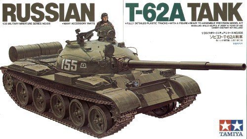 TAMIYA RUSSIAN T-62A TANK 35108 SKALA 1:35