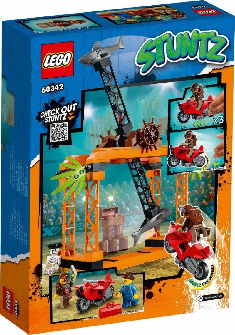 LEGO CITY WYZWANIE KASKADERSKIE: ATAK REKINA 60342 5+