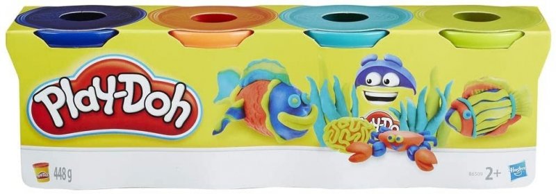 HASBRO CIASTOLINA PLAYDOH 4PAK CLASSIC COLOR 2+