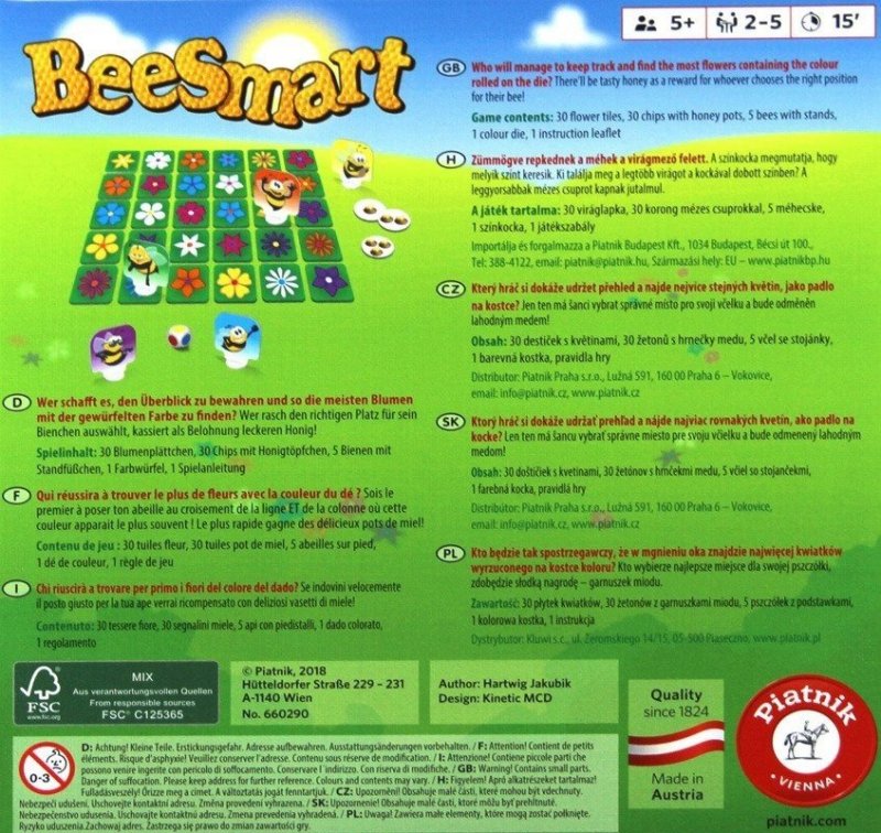 PIATNIK GRA BEESMART 5+