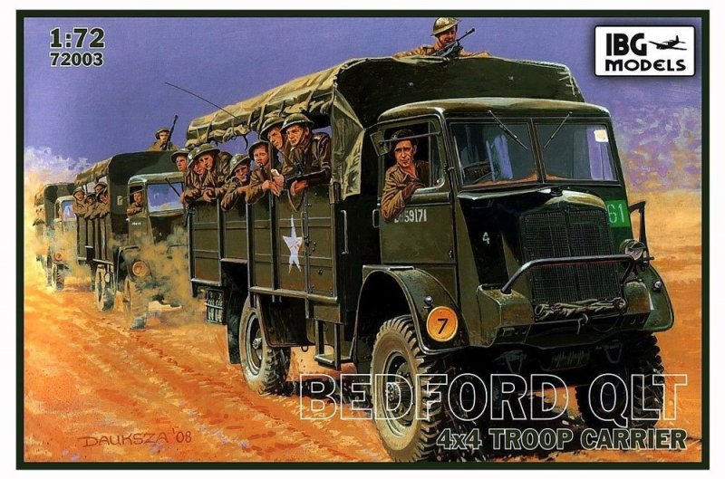 IBG BEDFORD QLT 4X4 TROP CARRIER SKALA 1:72