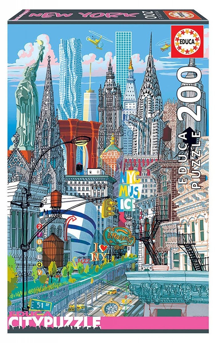EDUCA 200 EL. NOWY YORK PUZZLE 6+