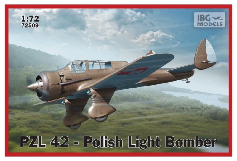 IBG PZL 42 POLISH LIGHT BOMBER SKALA 1:72