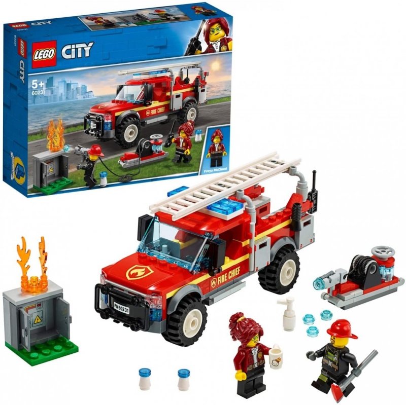 LEGO CITY TERENÓWKA KOMENDANTKI STRAŻY POŻARNEJ 60231 5+