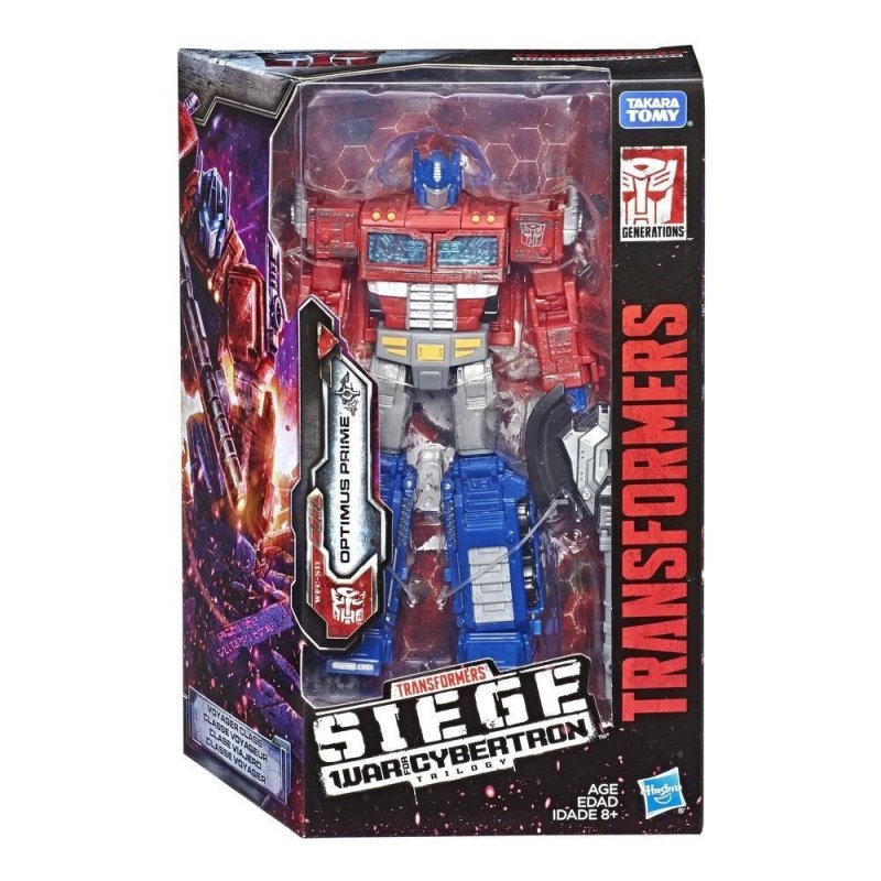 HASBRO TRANSFORMERS GENERATIONS WAR FOR CYBERTRON VOYAGER OPTIMUS PRIME E3541 8+