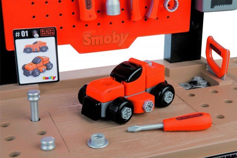 SMOBY BLACK &amp; DECKER WARSZTAT BRICOLO CENTER DLA DZIECI 3+