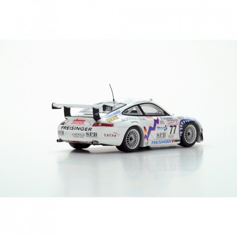 SPARK PORSCHE 911 GT3 RS #77 R. DUMAS/G. JEANNETTE/P. HAEZEBROUCK 7TH LE MANS 2001 SKALA 1:43