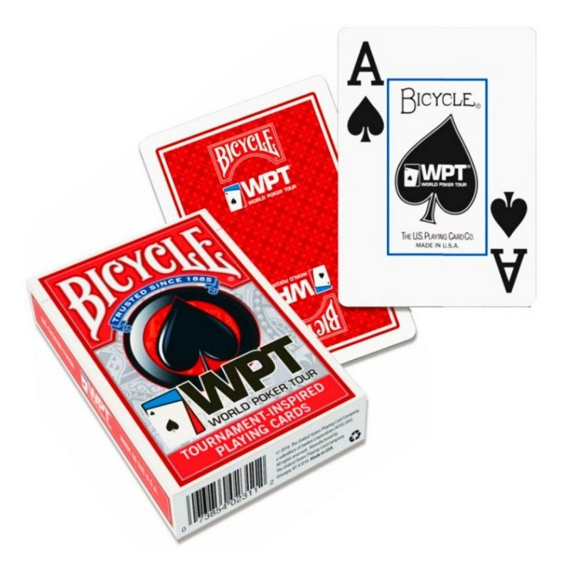 BICYCLE KARTY WPT DECK 18+