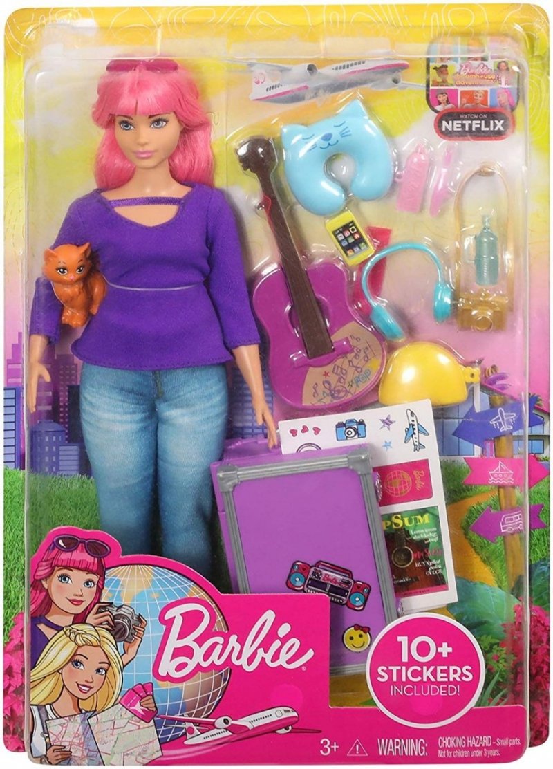 MATTEL LALKA BARBIE DREAMHOUSE ADVENTURES DAISY W PODRÓŻY FWV26 3+