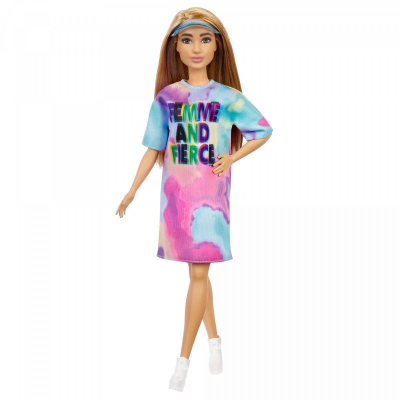 MATTEL BARBIE FASHIONISTAS SUKIENKA TIE-DYE DASZEK GRB51 3+